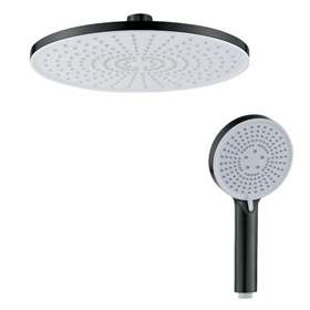 Factory price Bathroom ABS Colorful Three Spraying Modes Water Saving Top and Hand Shower Head