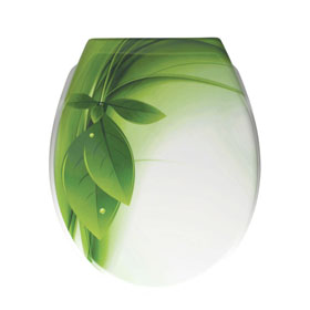 Bathroom Round Ceramic Urea Decorative Toilet Lid Covers