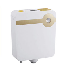 Wall Mounted Sticker PP Toilet flower flush tank